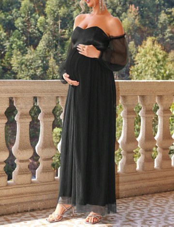 Rochie maxi Shein, negru