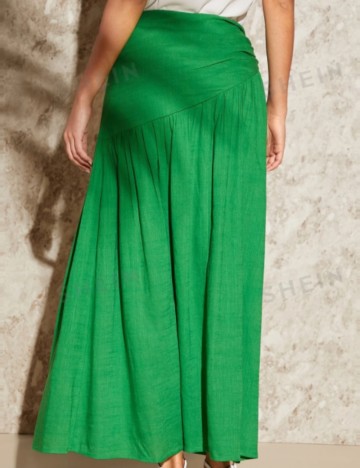 Fustă maxi Shein, verde