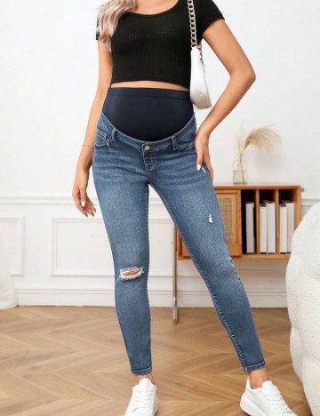 Jeans Shein, albastru