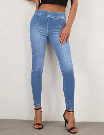 Jeans Shein, albastru