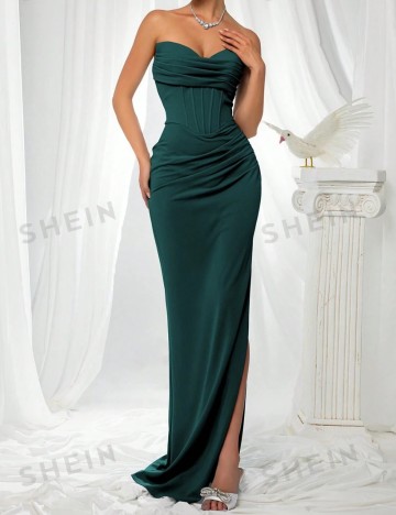 Rochie de ocazie Shein, verde