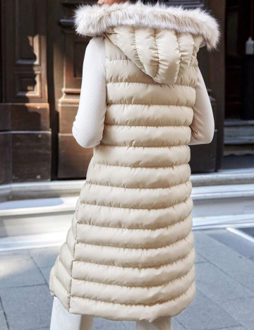 Vestă Shein, crem