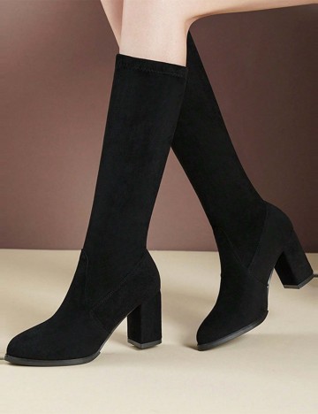 Cizme cu toc Shein, negru