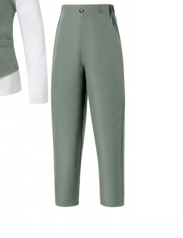 Pantaloni Shein, verde