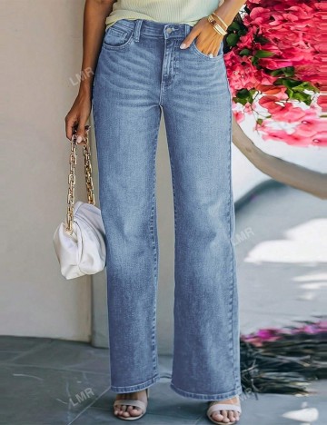 Jeans Shein, albastru