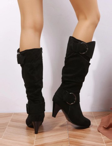 Cizme cu toc Shein, negru