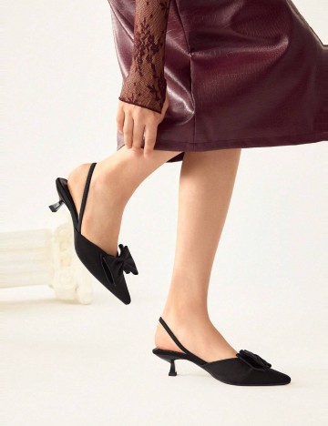 Pantofi cu toc Shein, negru