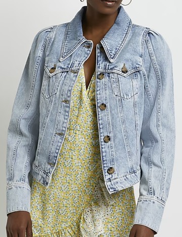 Jachetă De Blugi River Island, albastru