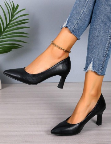 Pantofi cu toc Shein, negru
