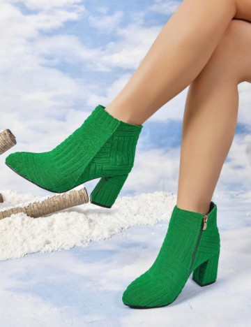 Botine Shein, verde