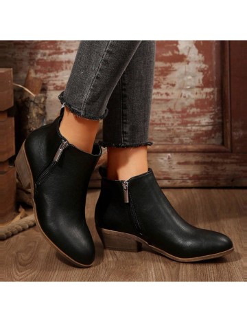Botine Shein, negru