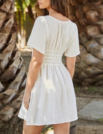 Rochie mini Shein, alb