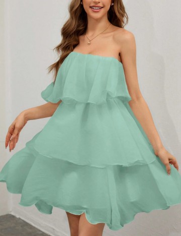 Rochie mini Shein, verde