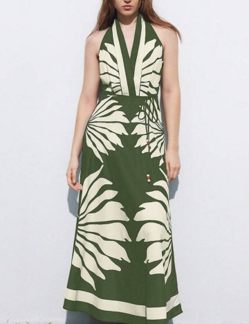 Rochie maxi Shein, verde