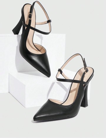 Pantofi cu toc Shein, negru