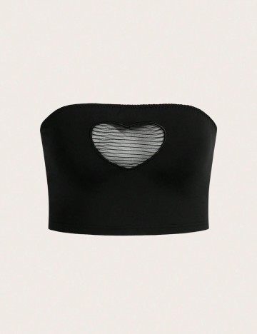Top Shein Curve+, negru