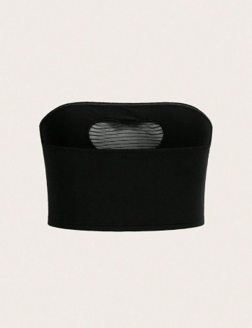 Top Shein Curve+, negru