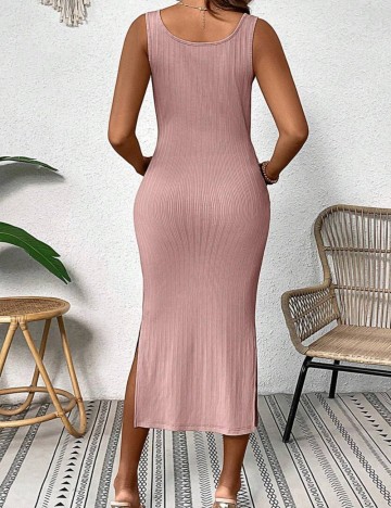 Rochie midi Shein, roz
