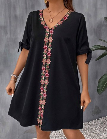 Rochie mini Shein Curve+, negru
