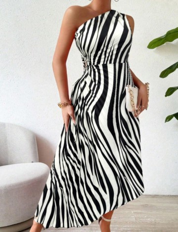 Rochie maxi Shein, mix culori