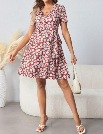 Rochie midi Shein, mix culori