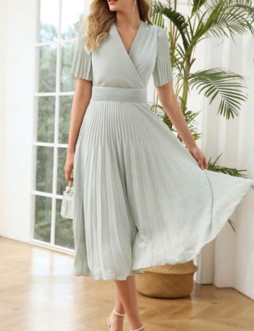 Rochie midi Shein, verde