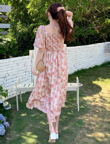 Rochie midi DAZY / LESS by SHEIN, mix culori