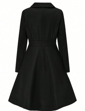 Palton Shein Curve+, negru
