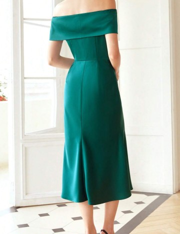 Rochie midi Shein, verde
