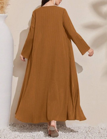 Set Rochie și Cardigan Shein, maro