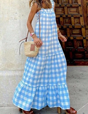 Rochie maxi Shein, mix culori