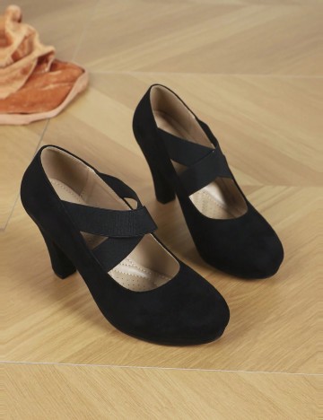 Pantofi cu toc Shein, negru