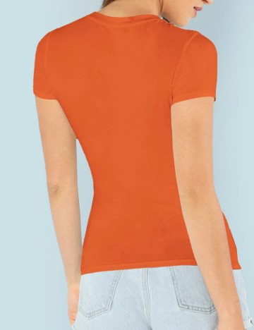 Tricou Shein, portocaliu