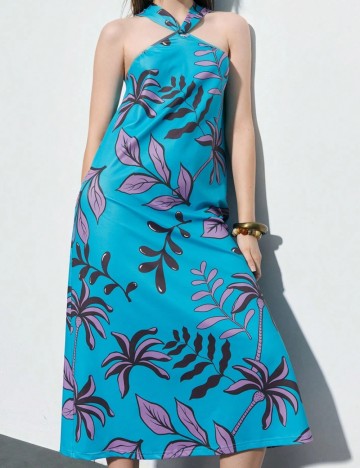 Rochie midi Shein, mix culori