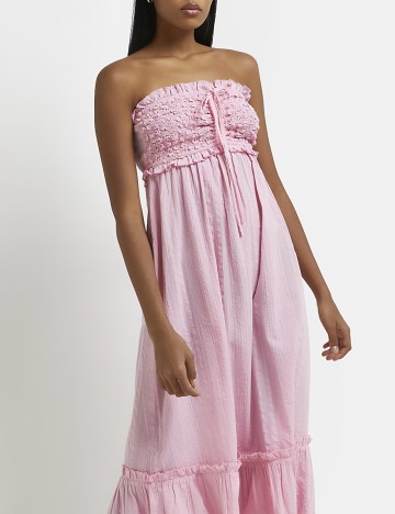 Rochie midi River Island, roz