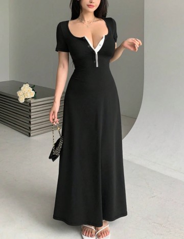 Rochie maxi Shein, negru