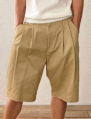 Pantaloni scurți DAZY / LESS by SHEIN, bej