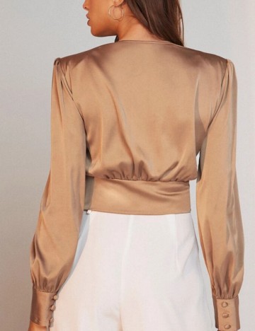 Cămașă Shein, bej