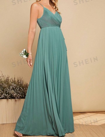 Rochie maxi Shein, verde