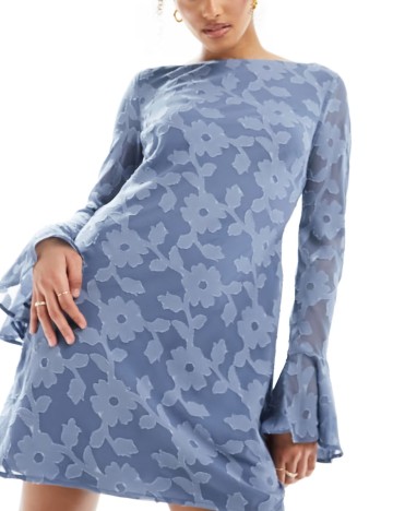Rochie mini ASOS, albastru