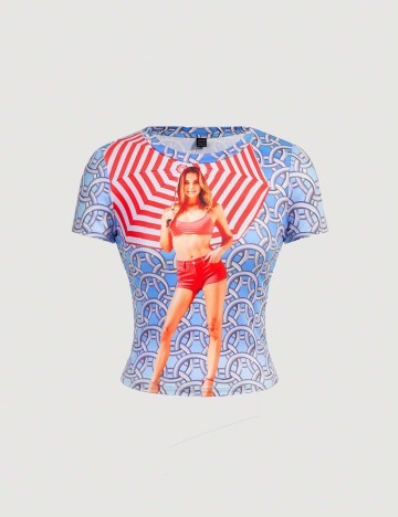 Tricou Shein, mix culori