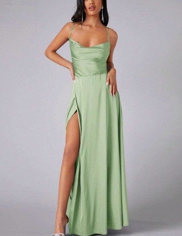 Rochie maxi Shein, verde