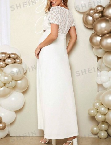 Rochie maxi Shein, alb