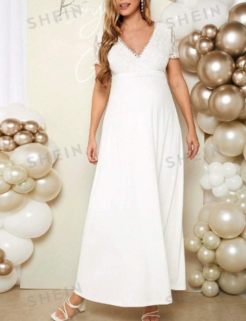 Rochie maxi Shein, alb