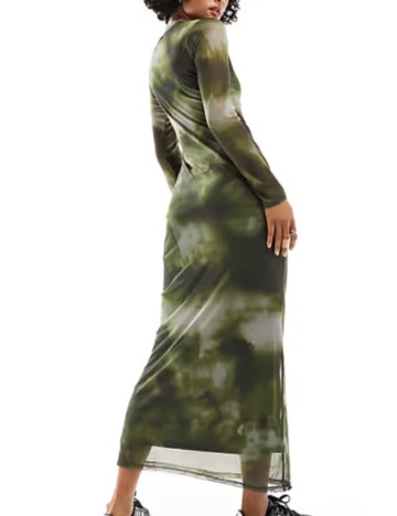 Rochie midi ASOS, verde