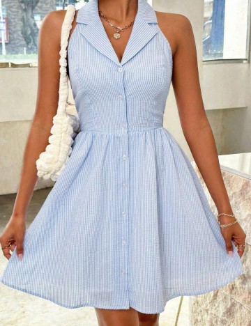Rochie mini Shein Curve+, albastru