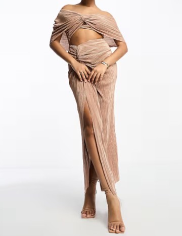 Rochie maxi ASOS, maro