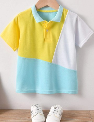 Tricou polo Shein, mix culori