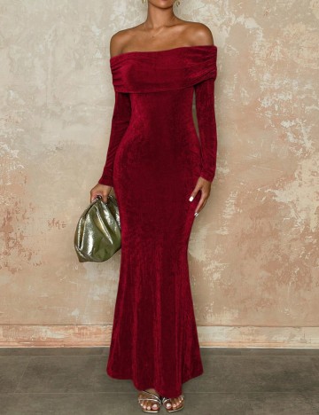 Rochie maxi Shein, roșu