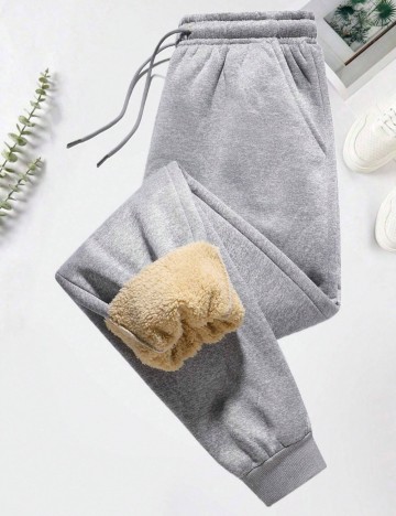 Pantaloni de trening Shein, gri